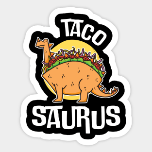 Tacosaurus Cinco de Mayo Taco T-Rex Sticker